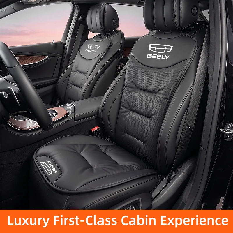 Car Seat Cushion For Geely Coolray Emgrand Okavango Monjaro Preface EX5 EC78 Thickened & Fluffy Front / Rear Seat Cover