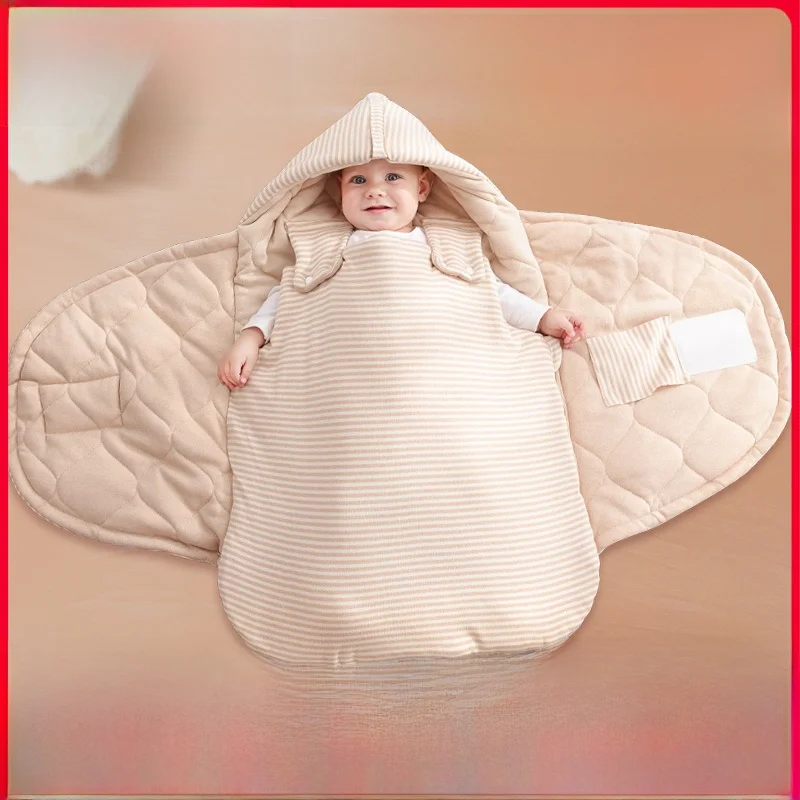 

Thiened Baby S Bag-переноска, одеяло «два в одном», осенне-зимнее детское анти-ки Fce, накидка для новорожденных, защита от страха