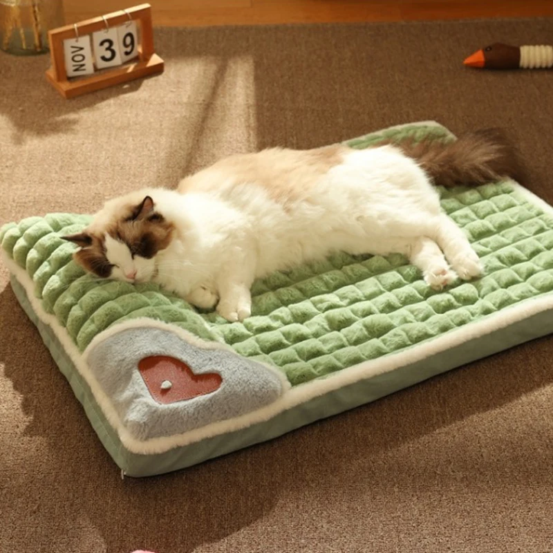 

Comfortable Safety Washable Pet Sofa Cotton Breathable Rectangle Nest Puppy Sleeping House Cushion Dog Bed