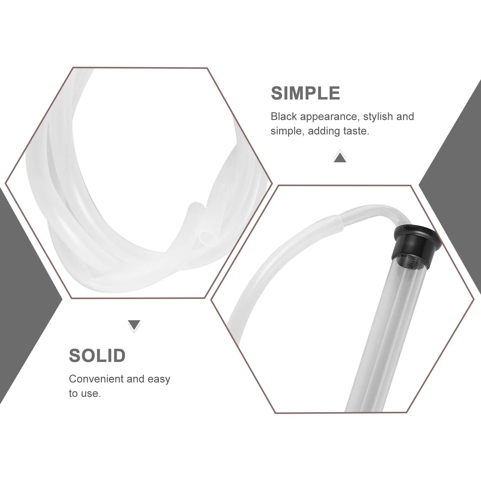 

45cm Press Hose for Dry Red Making Siphon Tool Plastic Auto Syphon Tube Soft Tubing Beer Brewing Equipment
