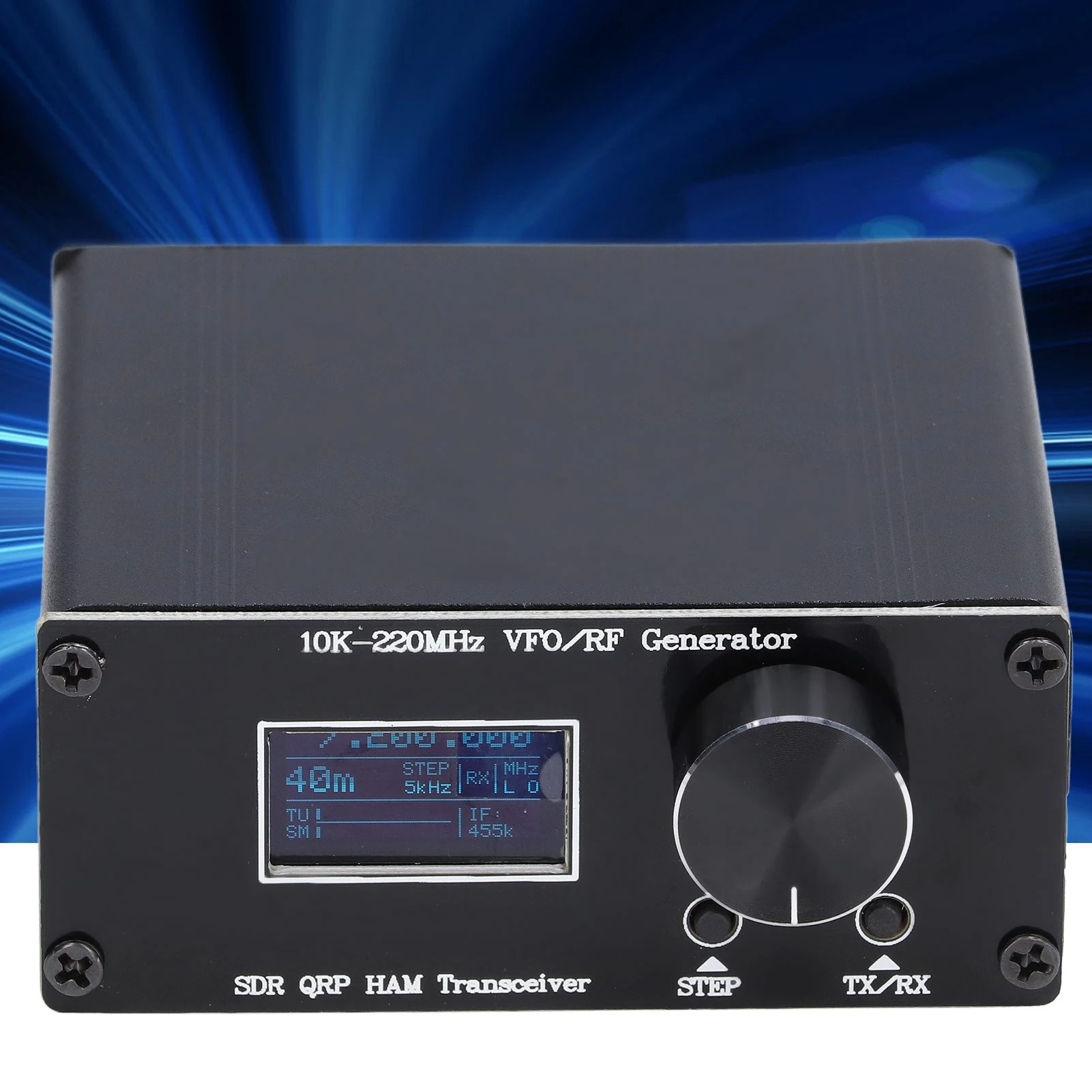 SDR QRP HF جهاز الإرسال والاستقبال HAM مذبذب التردد المتغير VFO RF مولد 10K‐220MHz