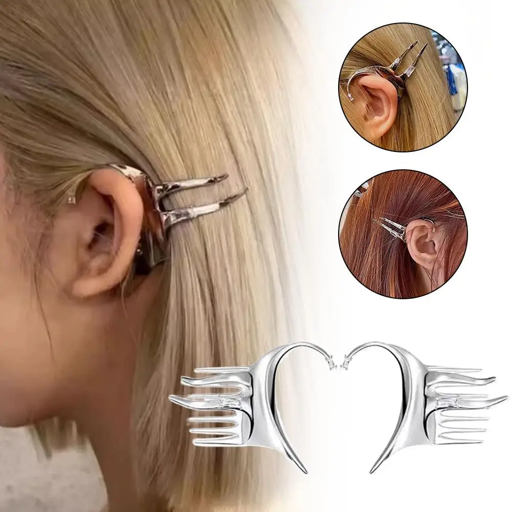 1pcs Elf Ear Support Correction Alloy No Piercing Ear Supporter Invisible Support Ear Hanging Jewelry Correction C3p0