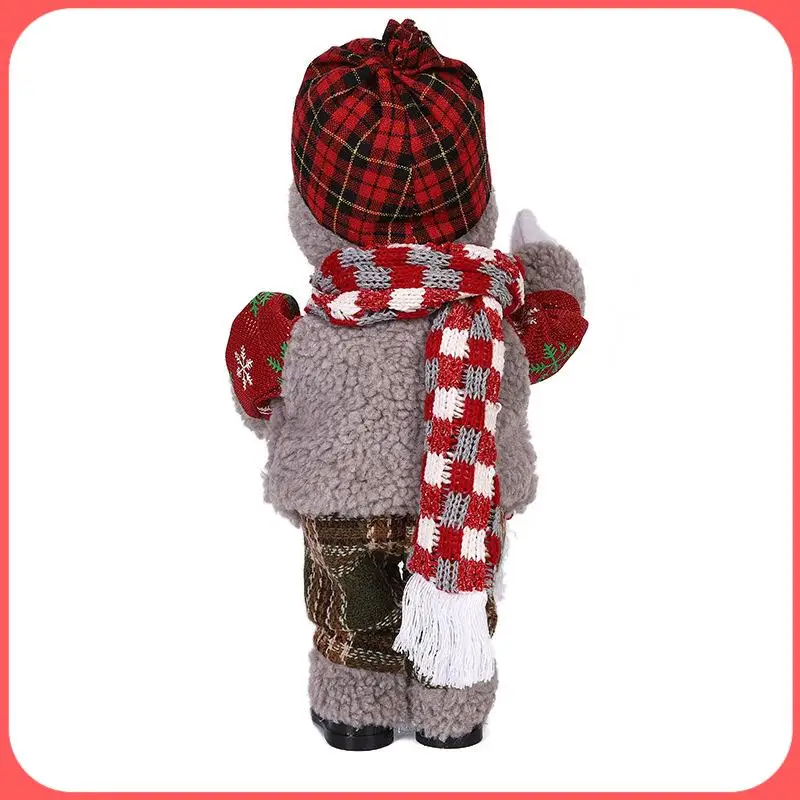 

A76I-Рождественский снеговик, электрическая светящаяся рождественская фигурка, новогодний декор, рождественские подарки для детей, домашний декор