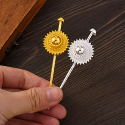 Ethiopian/Africa/Dubai 24K Gold/Silver Plated Bridal Jewelry Hairpin Gifts Wedding Jewellery For Women