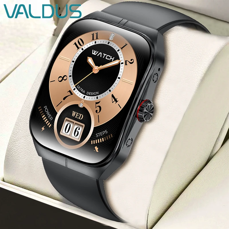 VALDUS VS16 Pro Smartwatch Men Women Bluetooth Call Fitness Sports Heart Rate Long Battery Life NFC Waterproof 2025 Smart Watch