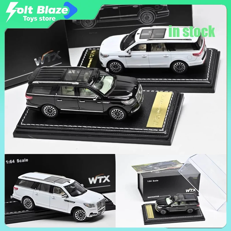 

WTX 1/64 2022 Lincoln Navigator L Full Size SUV Long Wheelbase Alloy Diecast Car Model Simulation Collection Cars for Boy Gifts