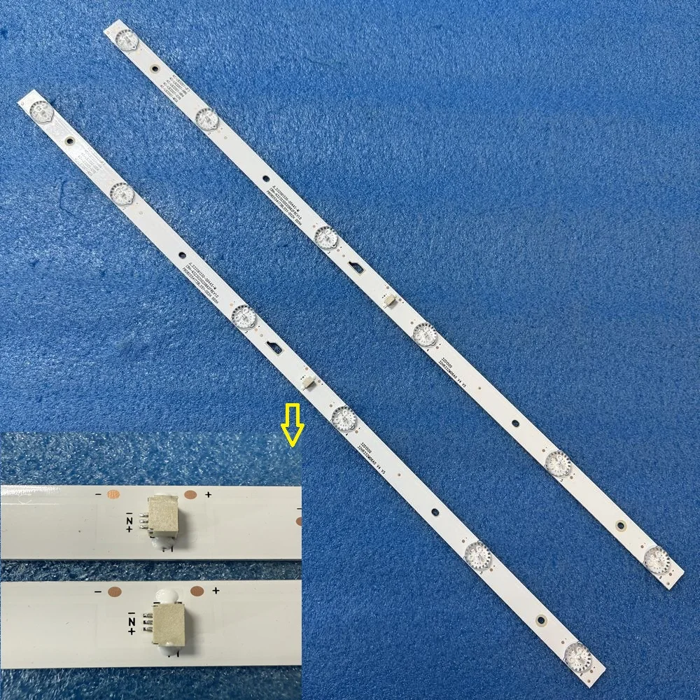 2pcs LED Strip for THOMSON T32D16DH 01B 01W 32D1500 32HR332M06A0 JL.D32061330-004AS-M Hkpro HKP32SM5 HKP32SM6 HKP32SM7 HKP32SM8