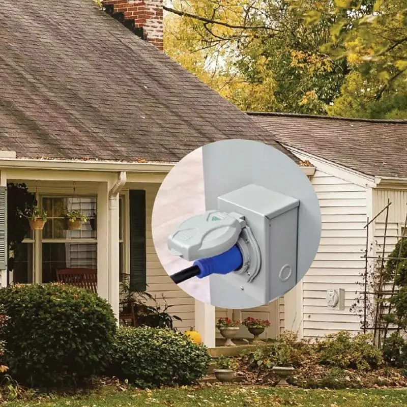 

Comprehensive Motorhome Power Solution with 50A Fast Charging 14-50R Outlet and IP65 for All Weather Outdoor Applications