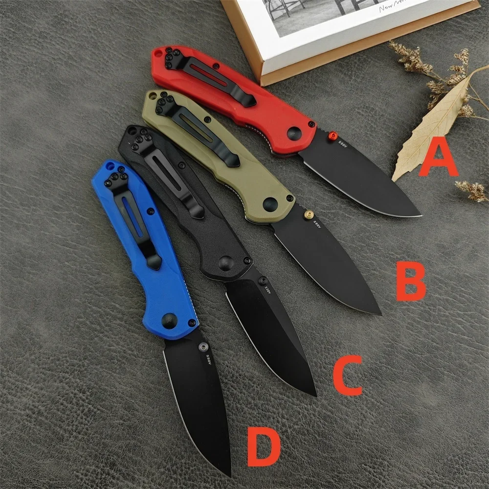 Multifunction BM 565 Mini Freek Pocket Folding Knife D2 Blade Nylon Fiber Handle Camping Hunting Knives Survival Tactical Tool