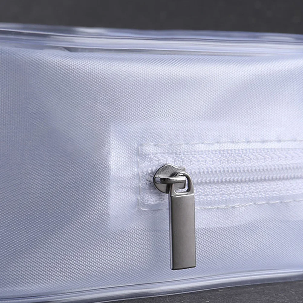 

6pcs Clear Cosmetics PVC Transparent Makeup Bag Toiletry Travel Storage Portable for Cosmetics Toiletries Lightweight