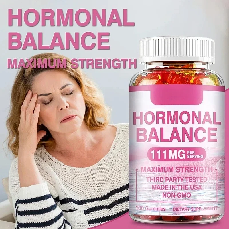 Hormone Balance for Women Gummies -Relieve Dysmenorrhea, Abdominal Distension, Strengthen Physical Fitness, and Balance Hormones