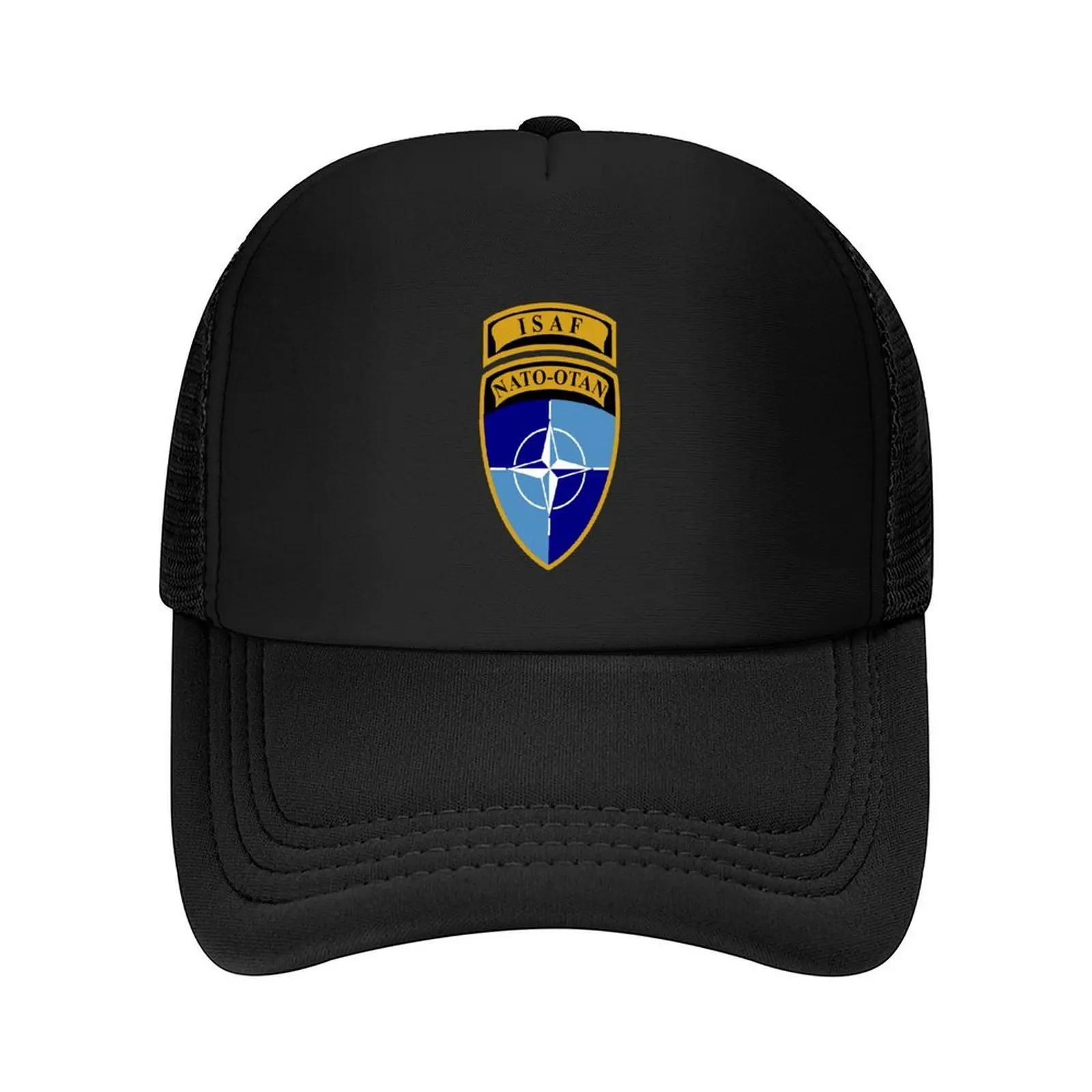 

International Security Assistance Force (ISAF) NATO-OTAN Baseball Cap Streetwear Hood Custom Cap Men Golf Wear Women's