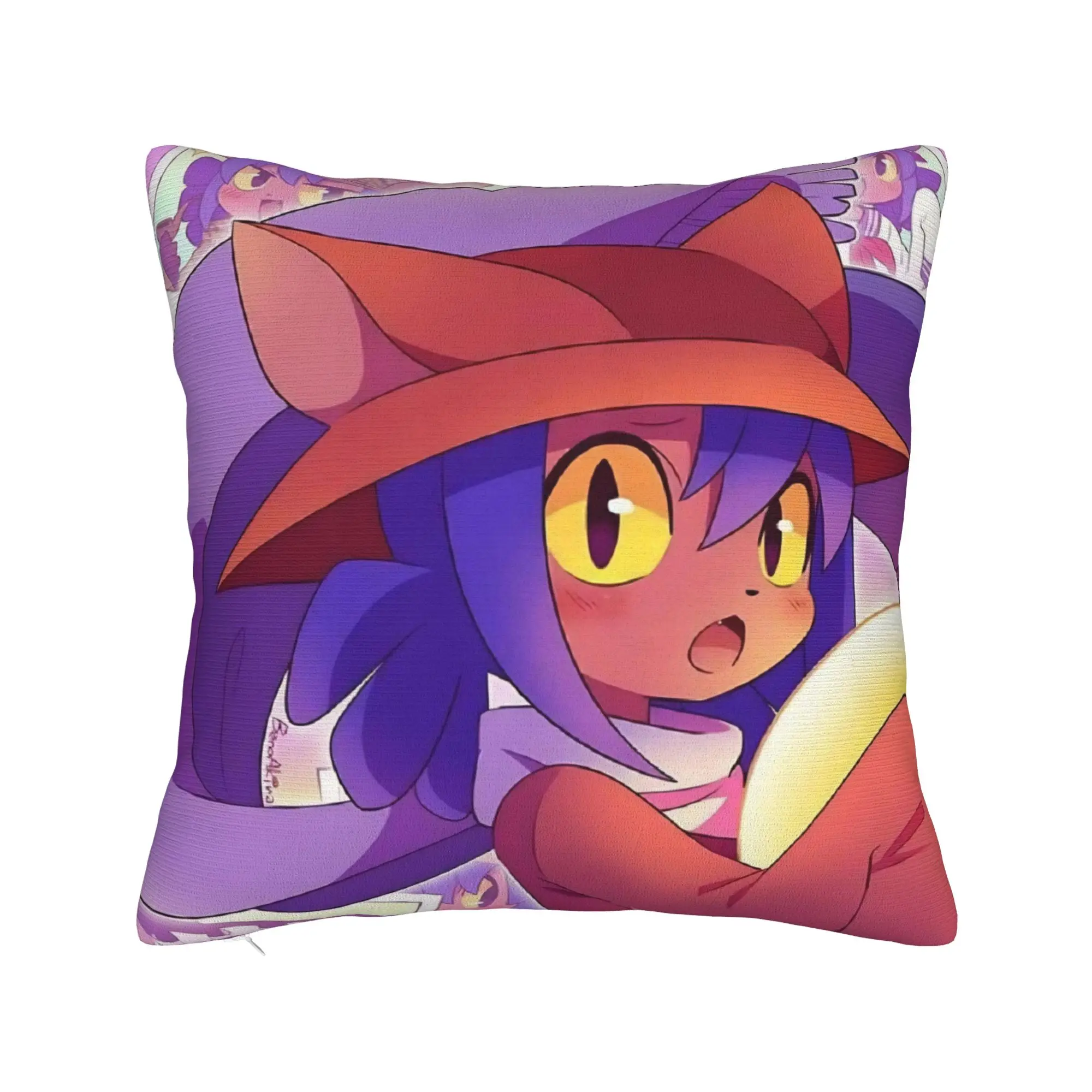 Decorative Pillowcase OneShots Niko Merch Chair  Pillow Case Cover Square Style Multi-Size