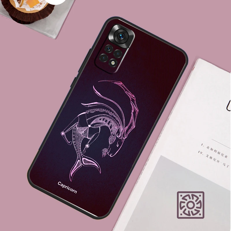 Zodiac Sign Phone Case For Xiaomi Redmi Note 13 12 12S 12C 13C 10 10C 9 9C 10S 11S 11 Pro Soft Cover