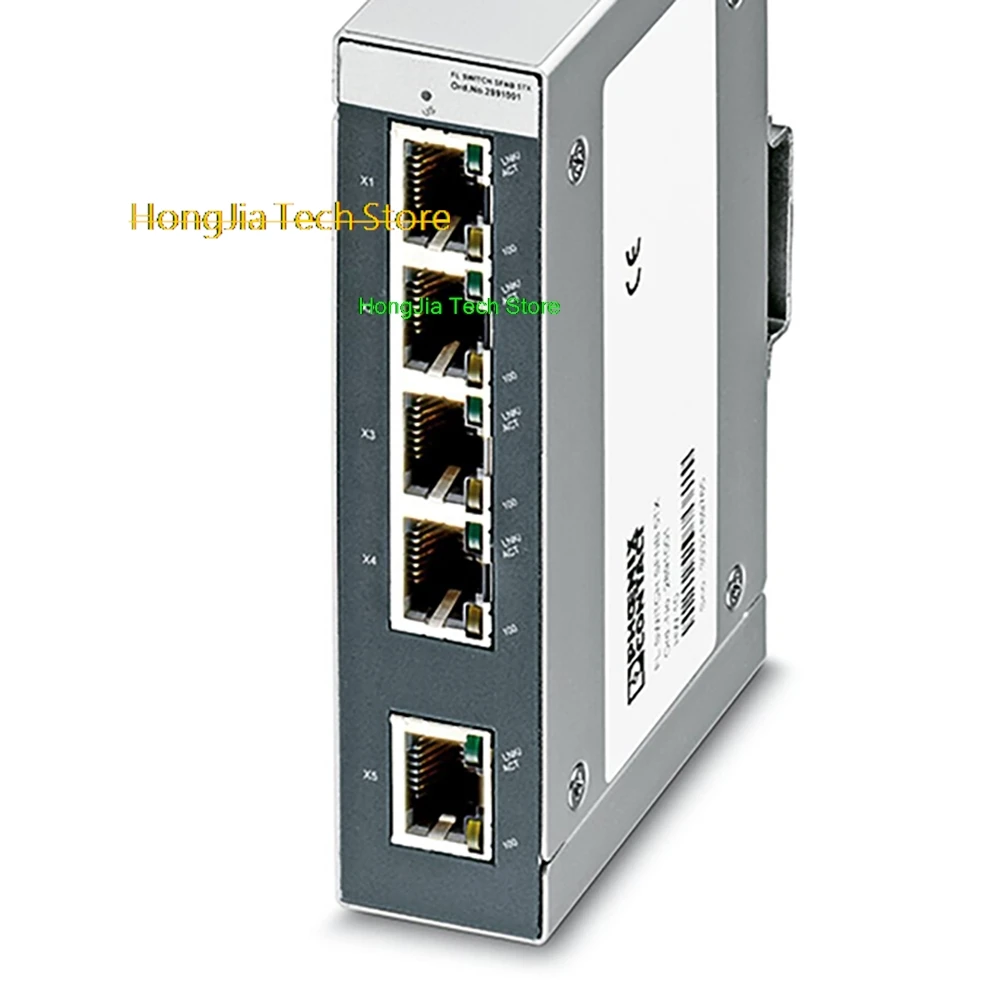 Stable Performance Industrial Ethernet Switch 5xTP RJ45 10/100 mbps 2891001 FL SWITCH SFNB 5TX Bulk Package