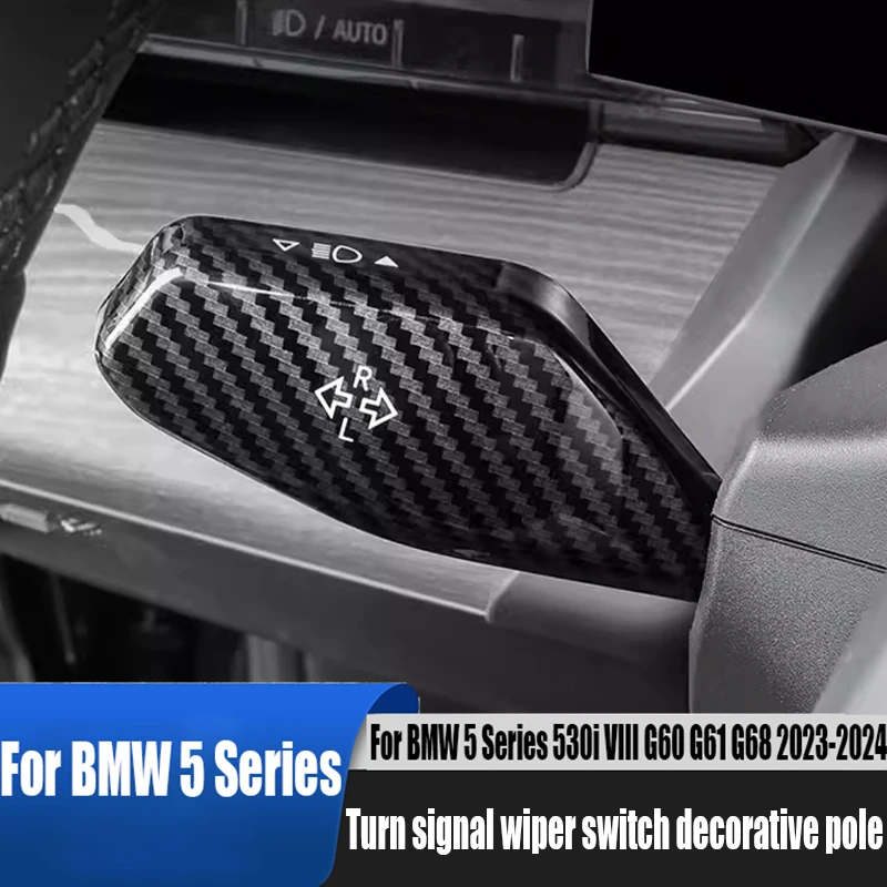 

Переключатель стеклоочистителя с указателем поворота, декоративный полюс, товары для модификации салона автомобиля для BMW 5 серии 530i VIII G60 G61 G68 2023 2024