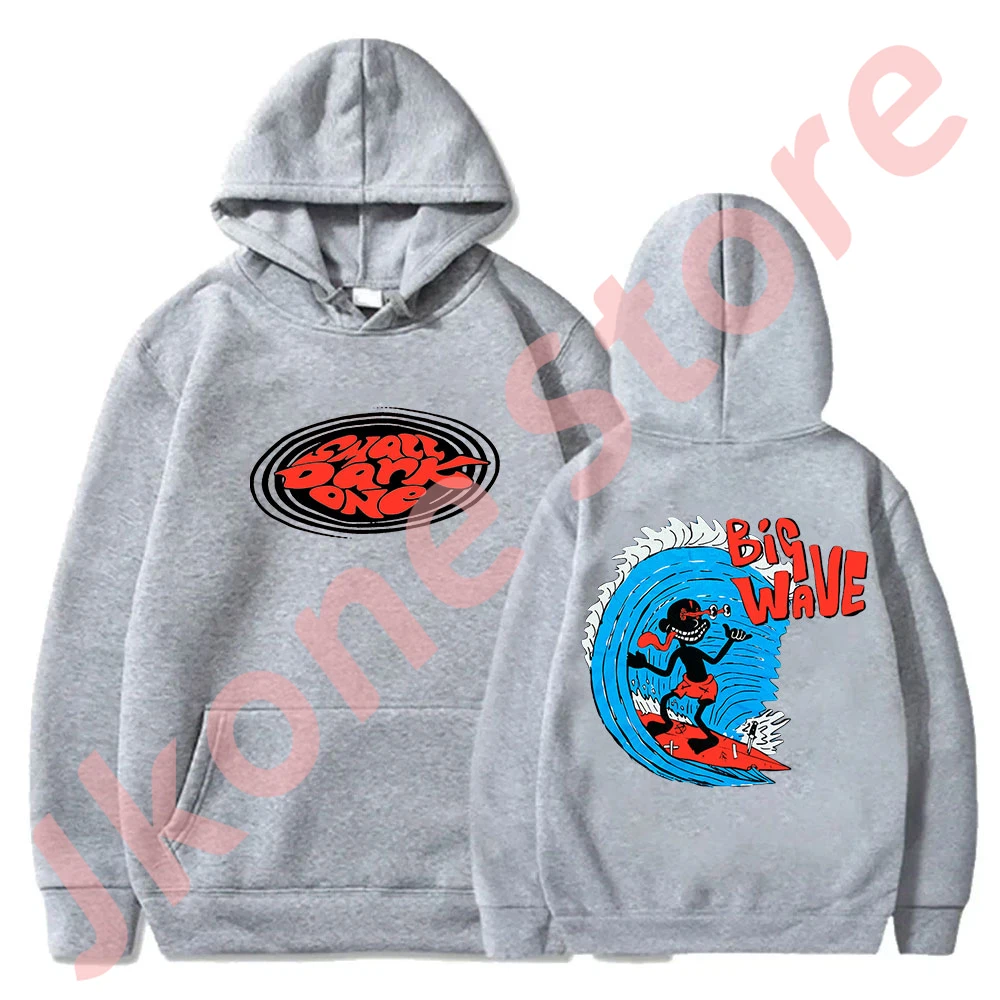 Lil Darkie Vintage Big Wave Hoodies 2024 Tour Merch Sweatshirts Women Men Fashion Hiphop Streetwear Pullovers