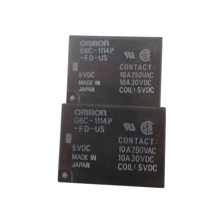 OMRON G6C-1114P-FD-US Power Relay 5V 12V 24VDC Coil 10A 250VAC 10A 30VDC PCB Mount