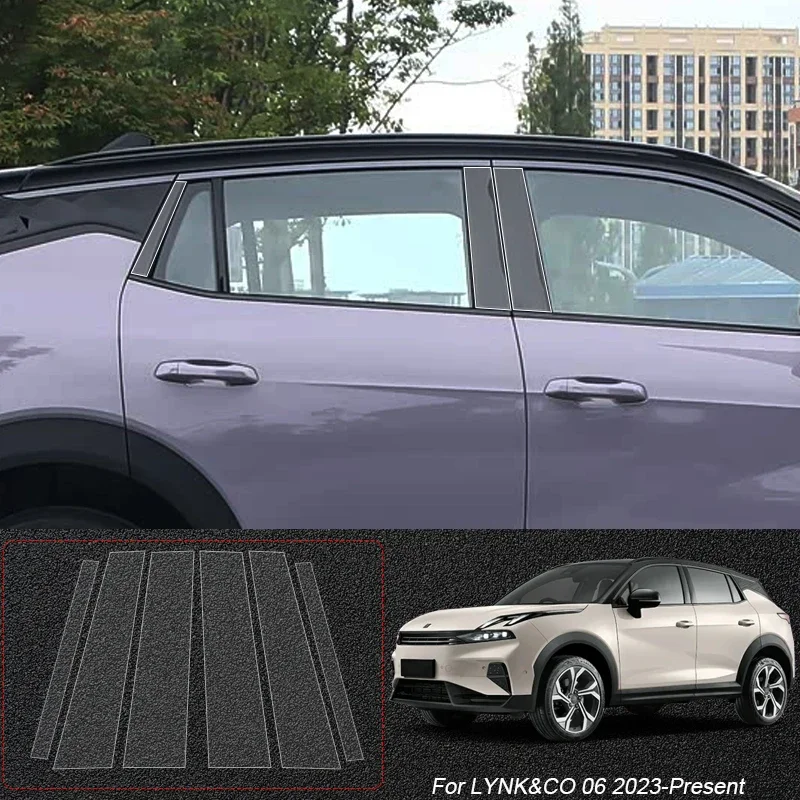 

For LYNK&CO 02 Z20 03 05 06 07 08 09 01 900 B Pillars TPU Car Protective Film Auto Window Body Paint Sticker Accessories