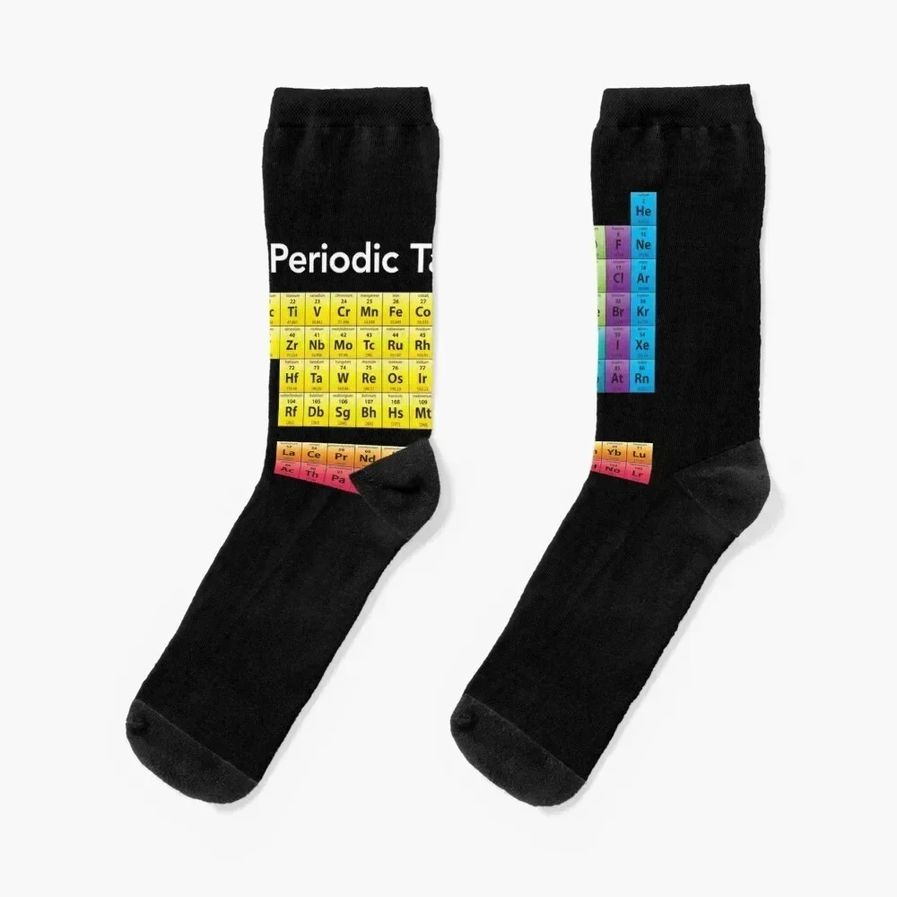 

Chemical Periodic Table Socks floral luxury Women Socks Men's