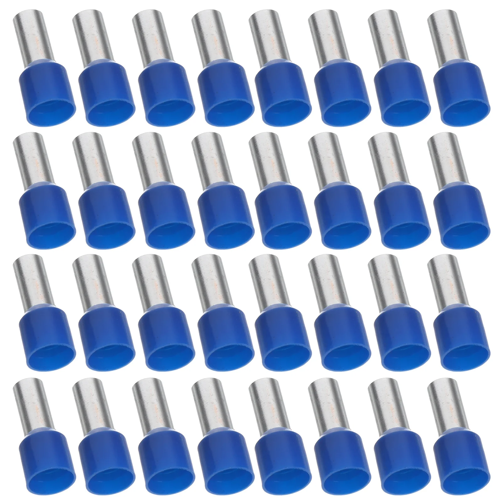 

500Pcs Electrical Wire Ferrules Tube-Type Pre-Insulated Terminals Nylon PVC Copper Crimp Connectors for Control Distribution