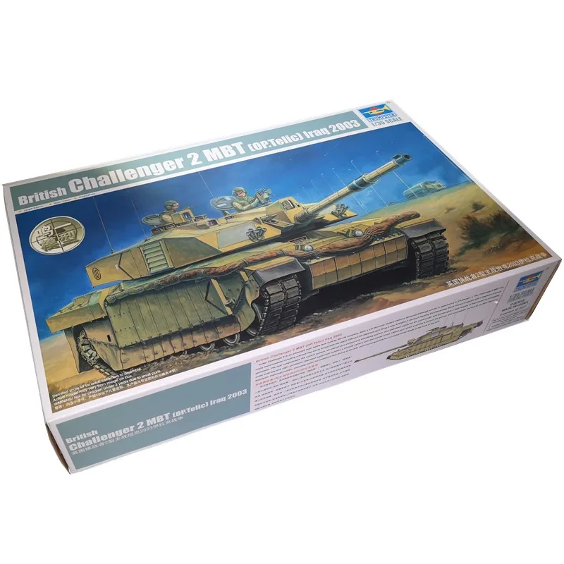

Trumpeter Tank Scale Kit 00323 British Challenger 2 Iraq 2003 Main Battle Tank 1/35
