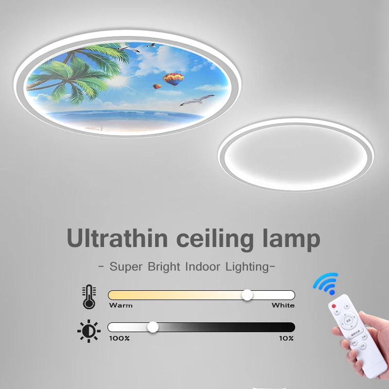 

Nordic Modern Led Ceiling Lights Bedroom Lamp Living Room Black Circle Kitchen Fixtures Study Decor Lighting Dimmable 85-265v