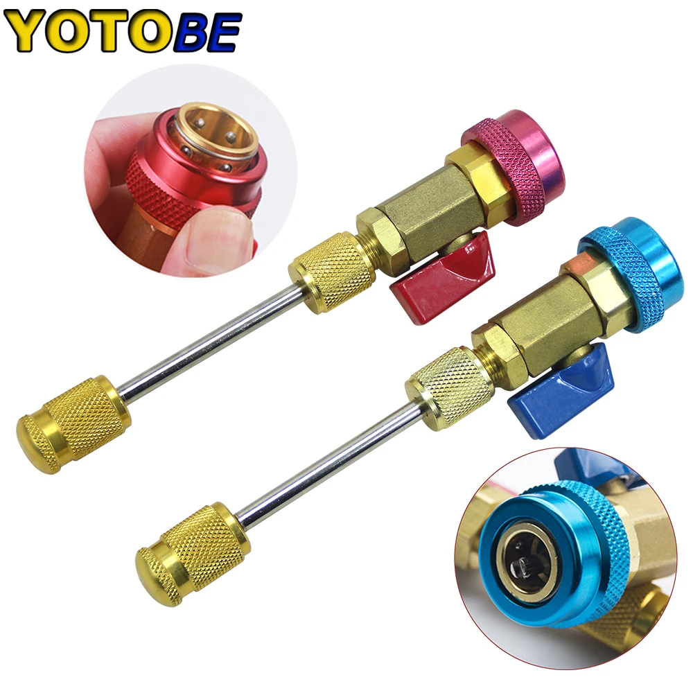 

Air Conditioning R134A Valve Core Remover Installer High Low Pressure Tool