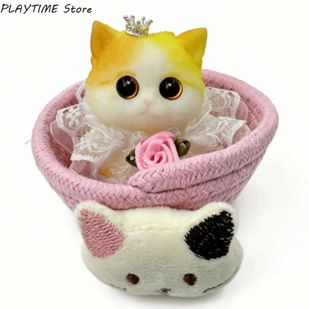 Funny Slow Rising Reduce Pressure Toy Soft Squeeze Kawaii Cat Squishy Toy Lovely Slow Rebound Cat Sensory Toy Adult Gift
