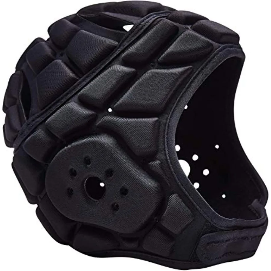 

Soft Shell Flag Football Helmet 7v7 Rugby Helmet Scrum Cap Soccer Padded Headgear Adjustable Head Protector for Youth Adults