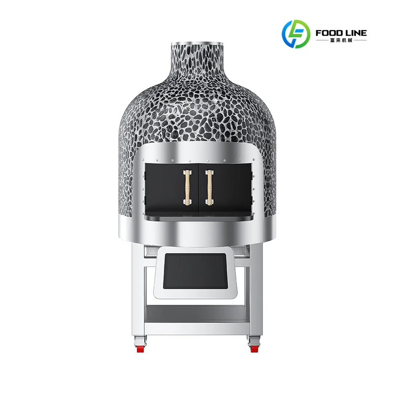 Hot Sale FL Wholesale Italian Style Commercial Electric Kiln Pizza Oven for Bakery Use with BBQ Grill Features Customized