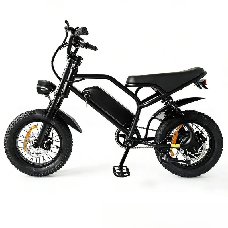 Small 16-inch electric bicycle lithium battery mountain snowmobile