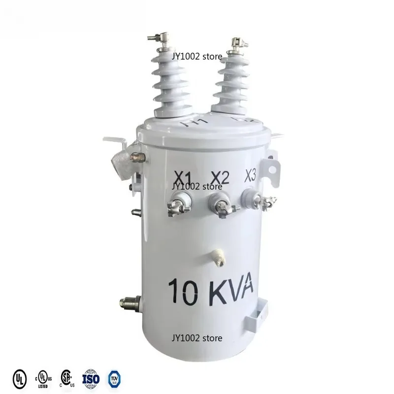 UL Listed ANSI 10KVA 15KVA 25KVA 37.5KVA 50KVA 100KVA 167KVA 10KV 11KV Step Down Single Phase Pole Mounted Transformer Price