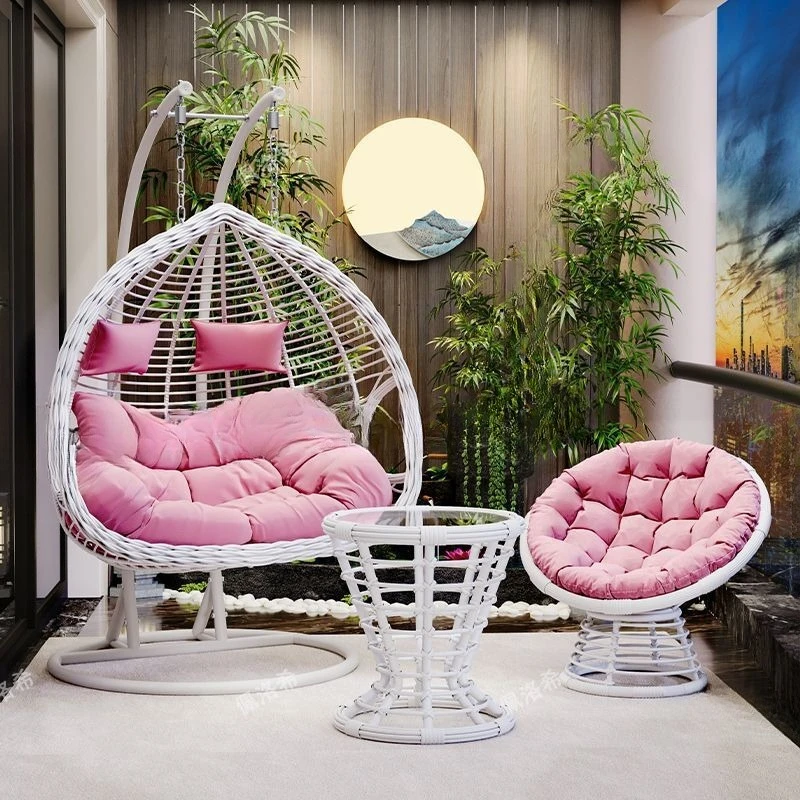 Swing Hanging Basket Hanging Chair Home Cradle Balcony Indoor Nest Hammock Rattan Chair Rocking Chair