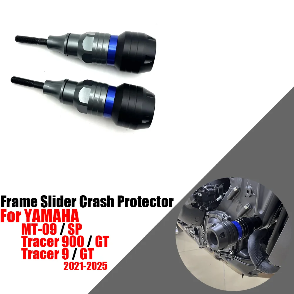 

For YAMAHA MT-09 SP TRACER 900 9 GT MT09 moto Accessories Falling Protection Crash Pad Frame Slider Crash Protector 2021 - 2025