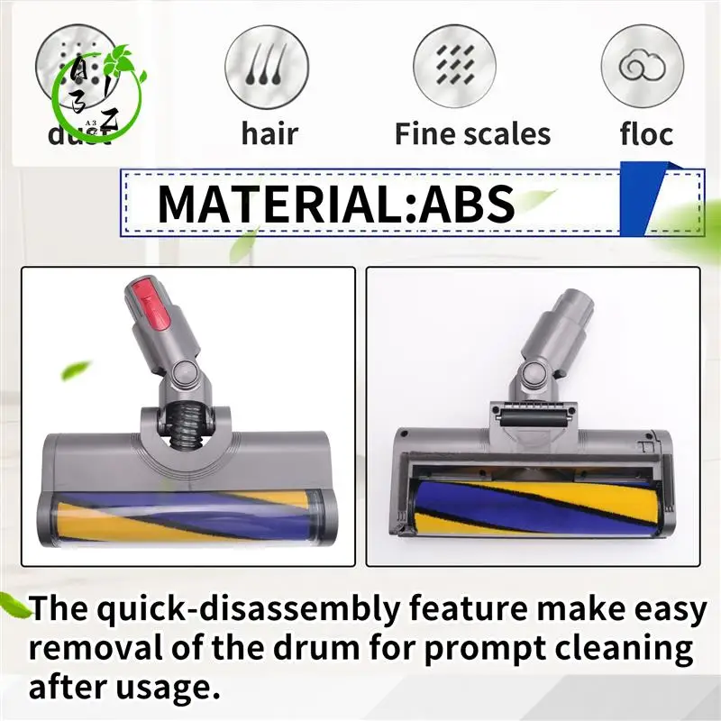 

A31Z-Roller Brush Power Head Replacement For Dyson V7 V8 V10 V11 V15 Vacuum Parts With Green Laser Light Floor Attachments