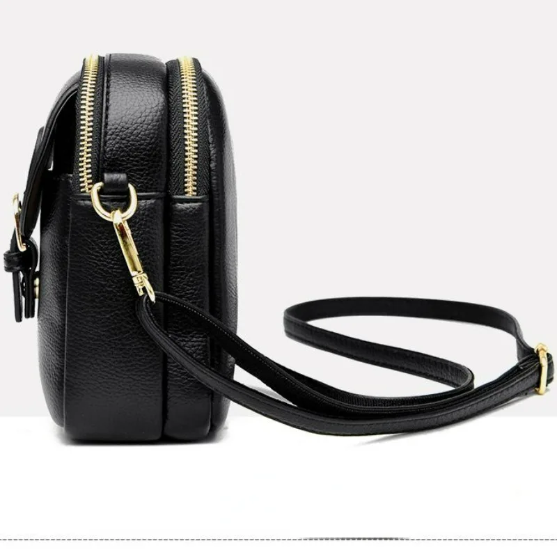 Mobile Phone Mini Bag for Women 2023 New Summer PU Leather Messenger Bag Versatile Large Capacity Vertical Shoulder