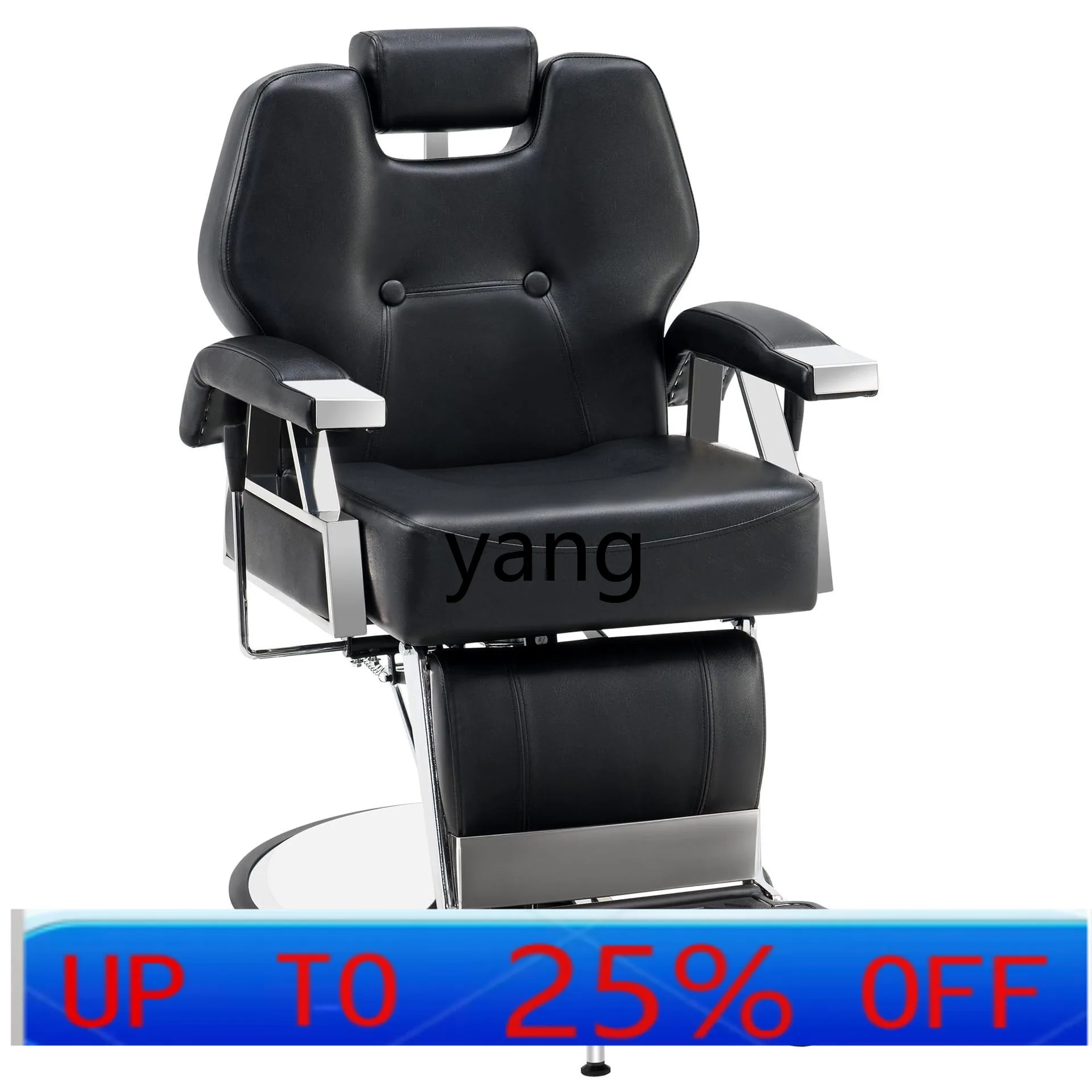 LTT Durable Fashion Comfortable Hair Salon Hair Cutting Chair with Pedals Rotatable with Armrests Beauty Chair