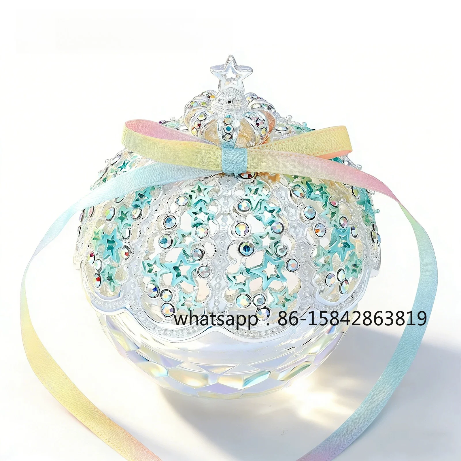 Jewelry Box, Crown Enamel, Marriage Proposal Ring Box, High-end Creative and High-end.