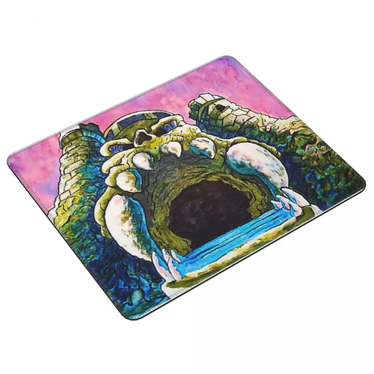 Castle Grayskull Watercolor Painting Mouse Pad Desk Protector Gamer Keyboard Pc Mouse Pad Extended Mice Keyboards Computer