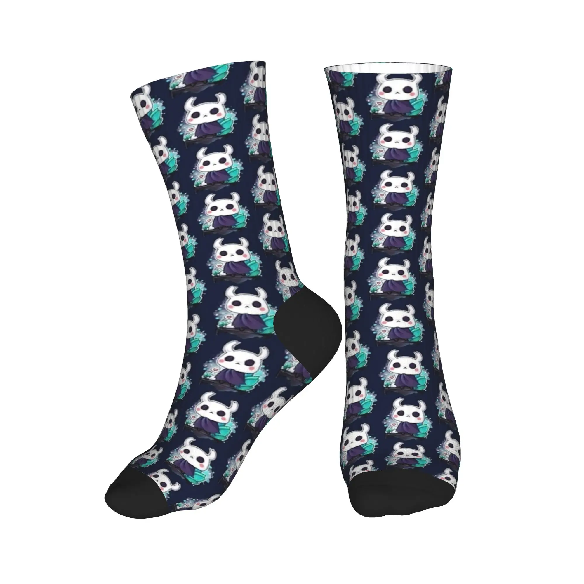 Chibi Hollow Knight Socks  Non Slip Stockings Women Men Warm Soft Running Sports Socks Spring Fashion Graphic Socks