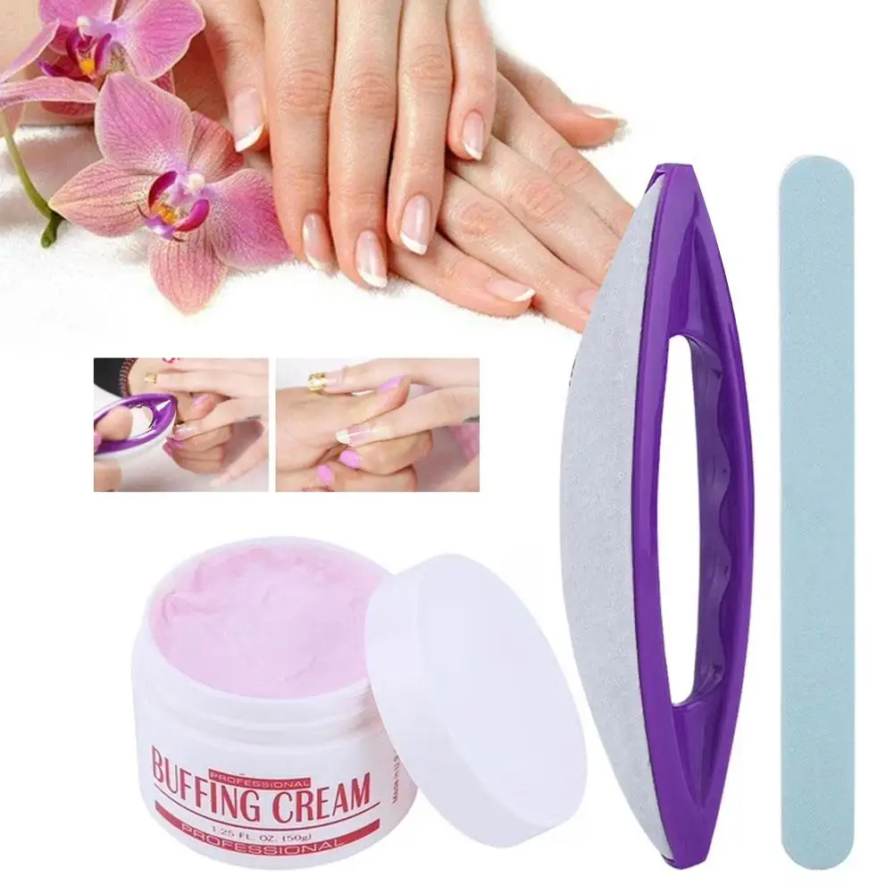 Nail Buffer Polijsten Waxen Bestand Polish Tool Gemaakt Van Het Schapenleer Voor Nail Art Buffing Manicure Nailfile Gereedschap R9Q2