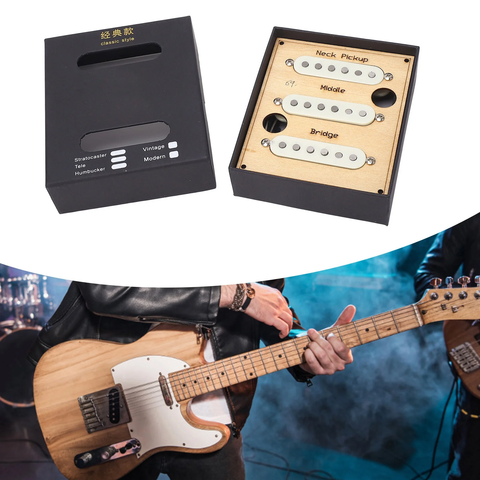 Poplar Wood Guitar Body Electric Guitar Body Replacement for TL  Poplar Wood Unfinished Stringed Instrument Body Guitar Part