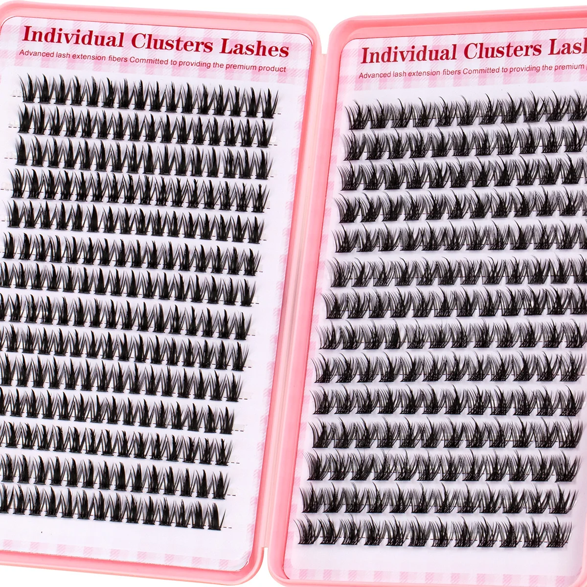 Wimpernbüschel Katzenaugen-Wimpernverlängerung Große Kapazität Natürlicher Look Einzelwimpern für DIY-Anwendung Clean Girl Wimpern Geschenk – Detail 3