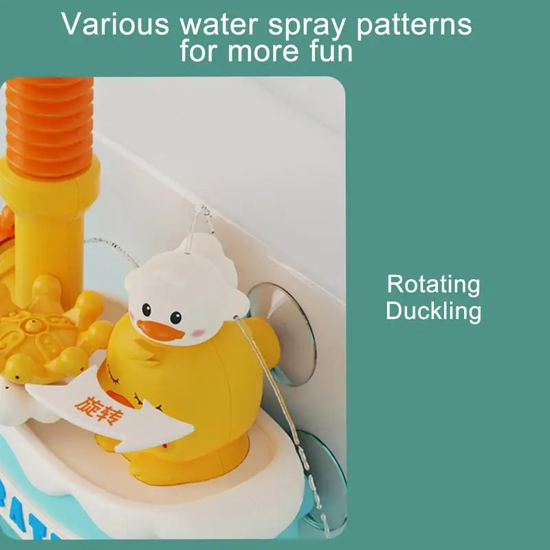 Babies Bath Sprayer Bathtub Shower Head Babies Bath Toys With 3 Spray Modes Sunflower Toddler Shower Head Bath Shower Head For