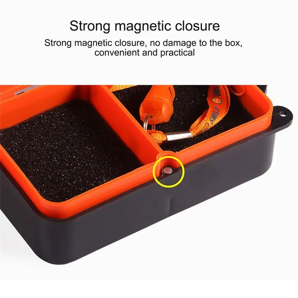 Caja de pesca, espacio de almacenamiento duradero, cajas de señuelos de lombriz de tierra, herramienta de pesca, contenedor de gusanos, contenedor de cebos, caja de señuelos, caja de cebo de pesca