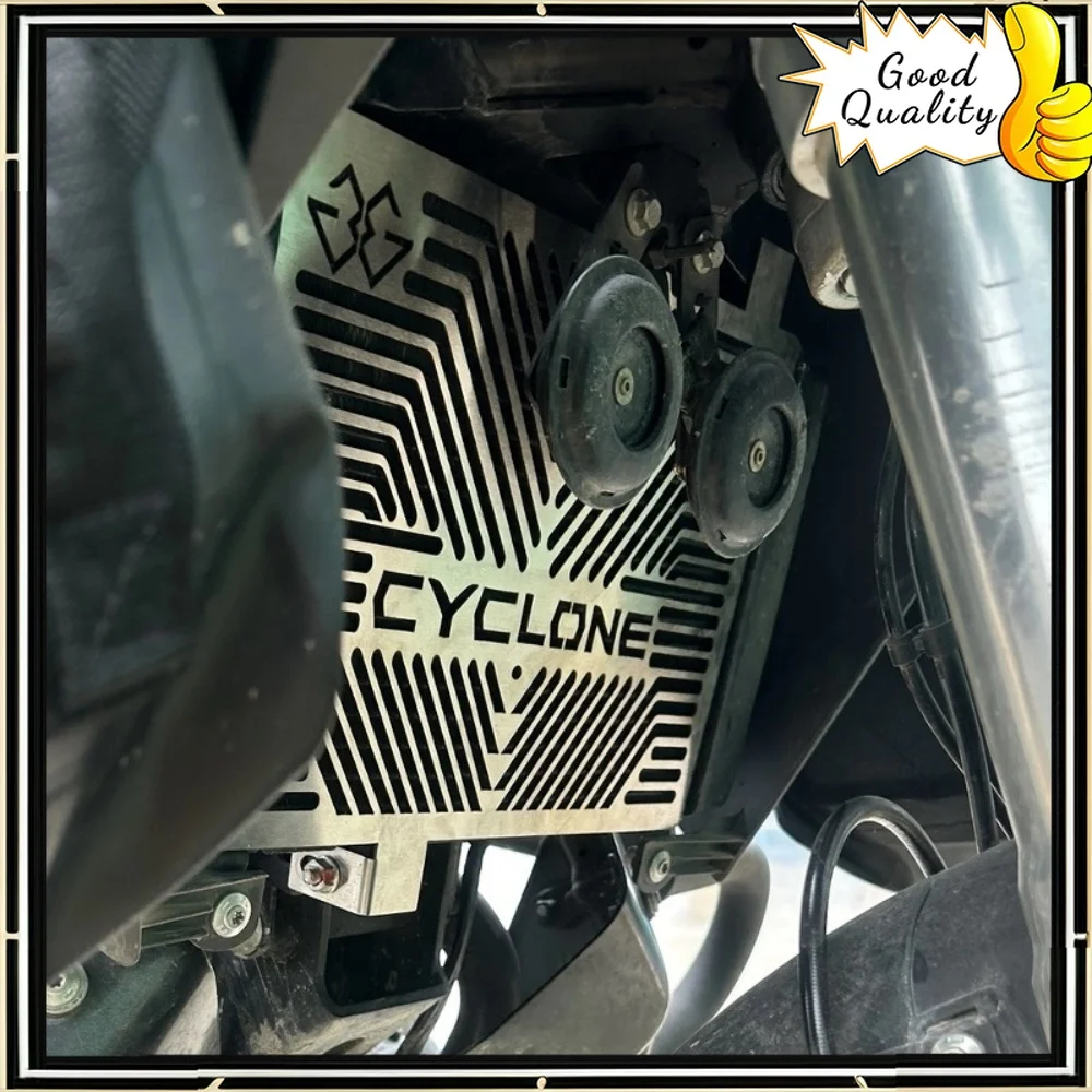 

Good Quality For ZongShen Cyclone RX3S RX401 modified water tank mesh stainless steel guard cover decorative accessories