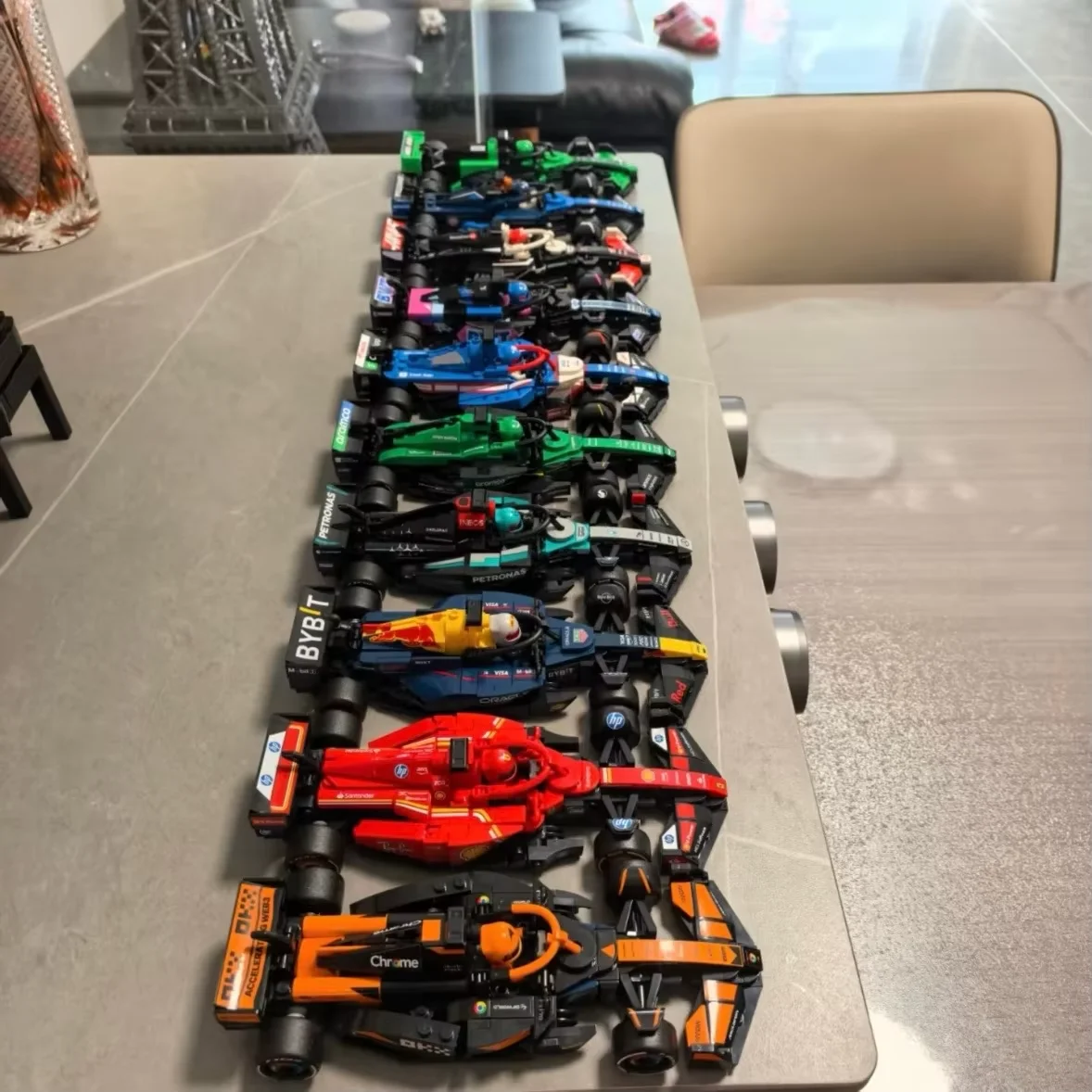 

2601 PCS in stock 77242-77251 Speed supercar F1 building blocks, 10 toys, home decoration, Christmas gift 2025 new model