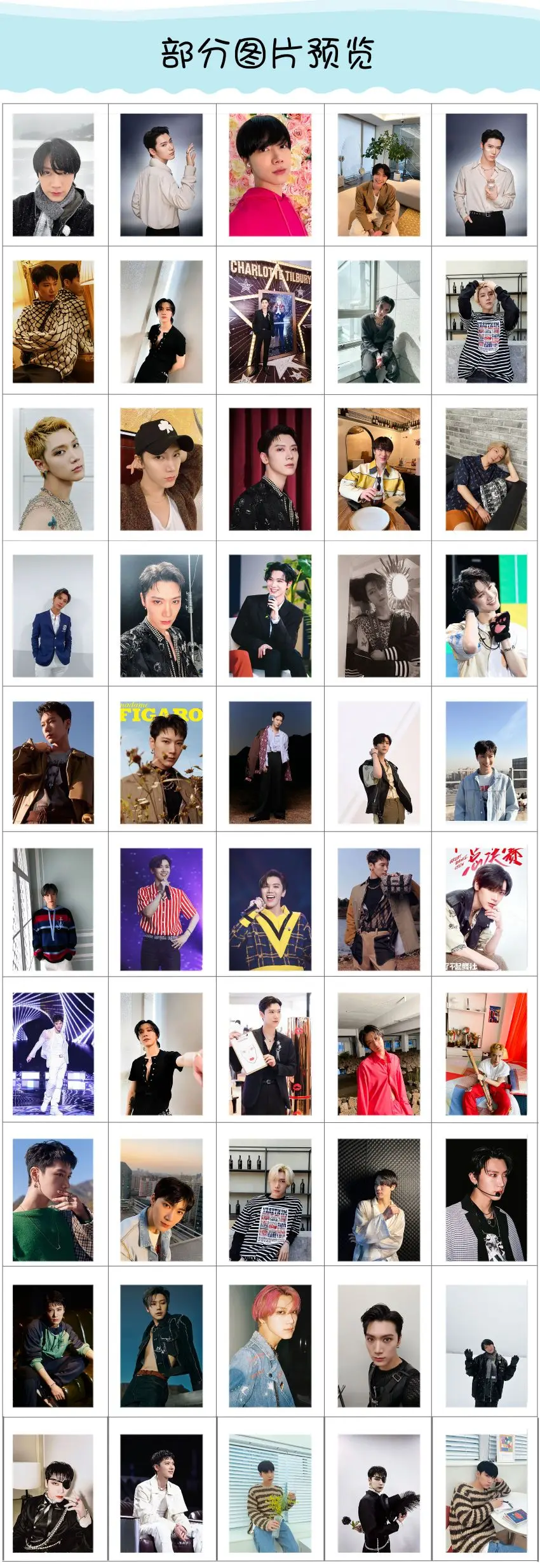 Series3 Ten Chittaphon Leechaiyapornkul Lee Young-heum Photo Mini Card Wallet Lomo Small Card Fans Collection Gift