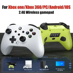 2.4G bezprzewodowy kontroler do gier dla Xbox One/seria/360/Winodows/Steam gra wideo PC kontroler 3D Joystick akcesoria